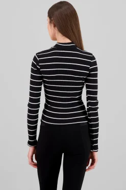 Shasa Striped Long Sleeve Top