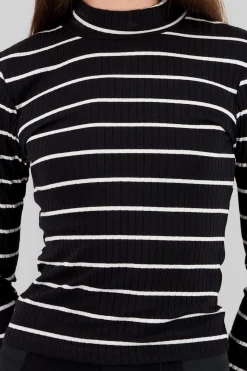 Shasa Striped Long Sleeve Top
