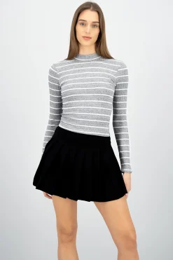 Shasa Striped Long Sleeve Top