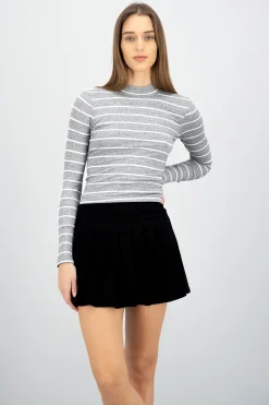 Shasa Striped Long Sleeve Top