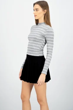 Shasa Striped Long Sleeve Top