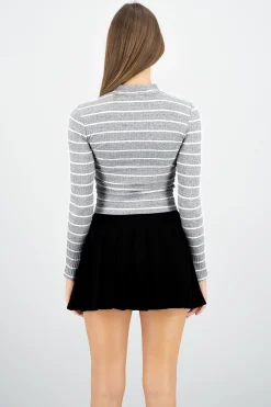 Shasa Striped Long Sleeve Top