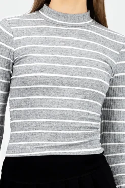 Shasa Striped Long Sleeve Top