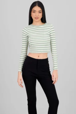 Shasa Striped Long Sleeve Top