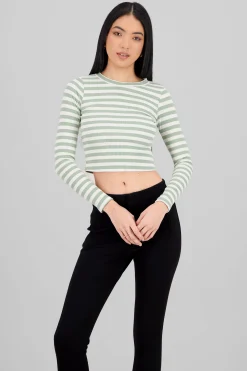 Shasa Striped Long Sleeve Top
