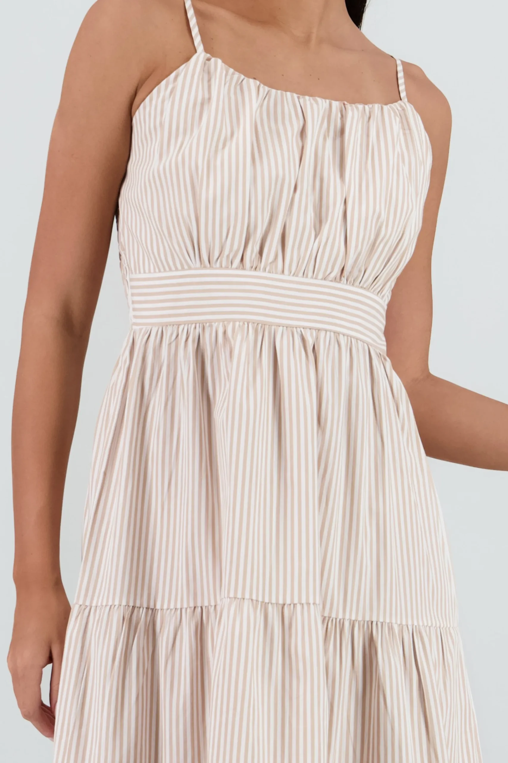 Shasa Striped Midi Dress