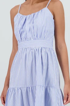 Shasa Striped Midi Dress