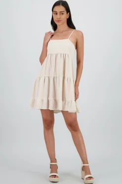 Shasa Striped Midi Slip Dress