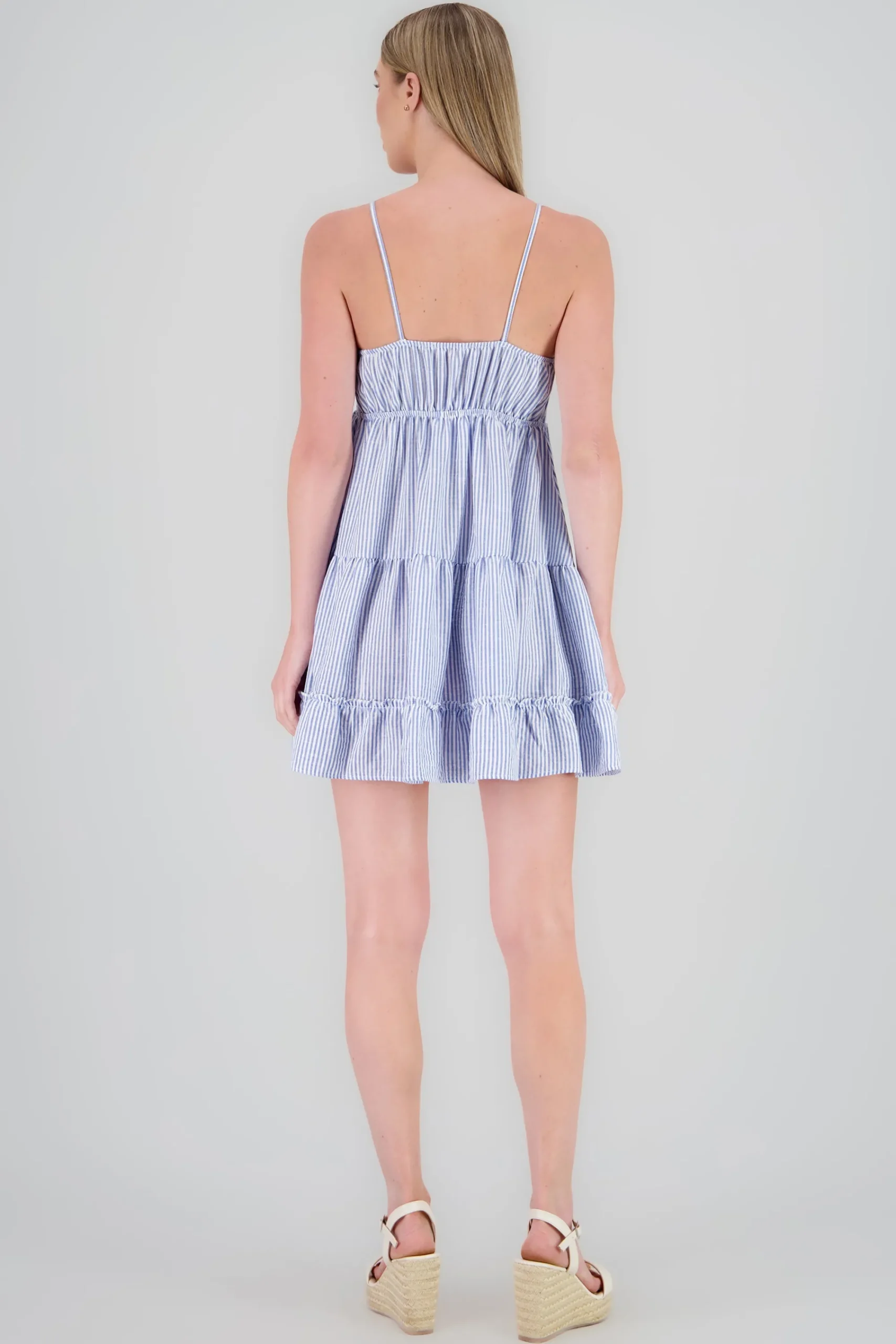 Shasa Striped Midi Slip Dress