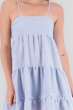 Shasa Striped Midi Slip Dress