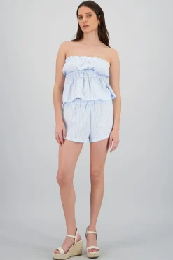 Shasa Striped Mini Short