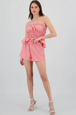 Shasa Striped Mini Short