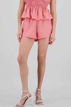 Shasa Striped Mini Short