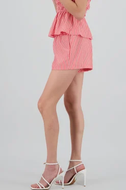 Shasa Striped Mini Short