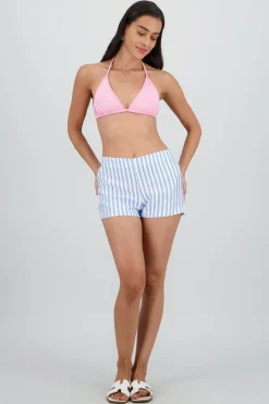 Shasa Striped Mini Short