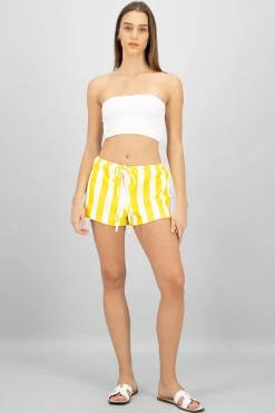 Shasa Striped Mini Shorts