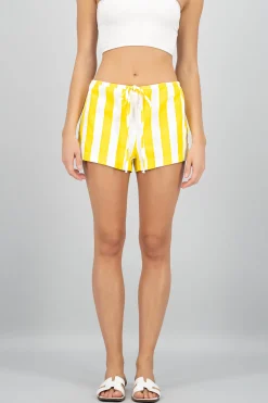 Shasa Striped Mini Shorts