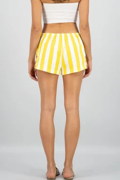 Shasa Striped Mini Shorts