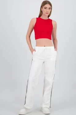Shasa Striped Nylon Pants
