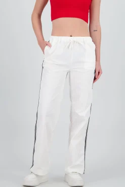 Shasa Striped Nylon Pants