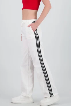 Shasa Striped Nylon Pants