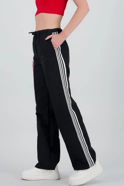Shasa Striped Nylon Pants