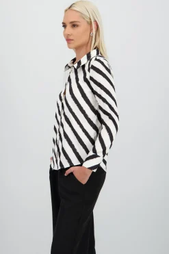 Shasa Striped Oversize Shirt