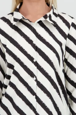 Shasa Striped Oversize Shirt