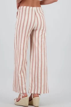 Shasa Striped Pants with Drawstring