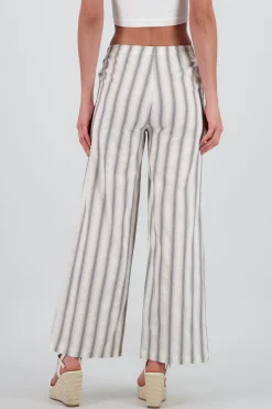 Shasa Striped Pants with Drawstring