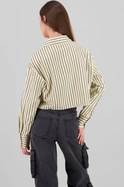 Shasa Striped Short Sleeve Shirt