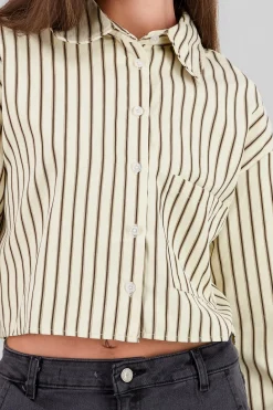 Shasa Striped Short Sleeve Shirt