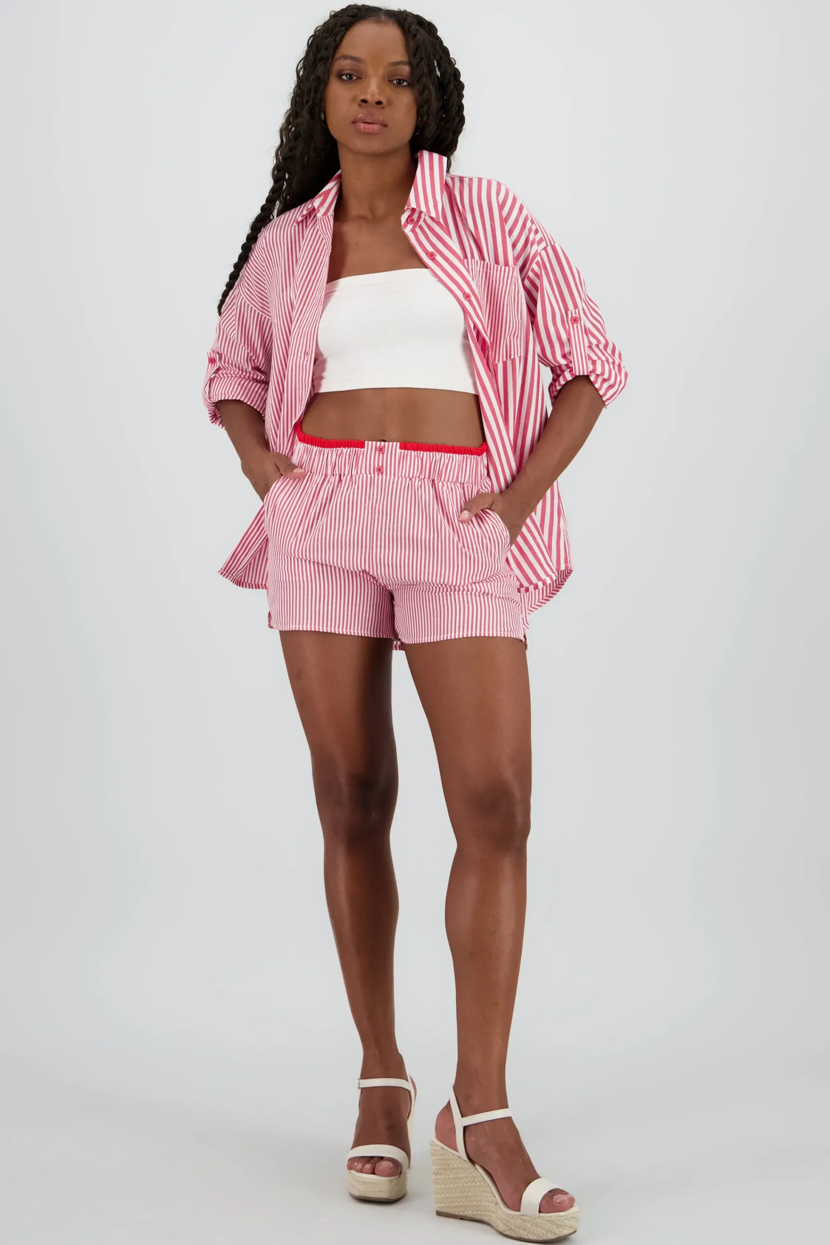 Shasa Striped Shorts