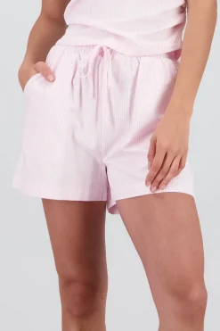 Shasa Striped Shorts with Drawstring