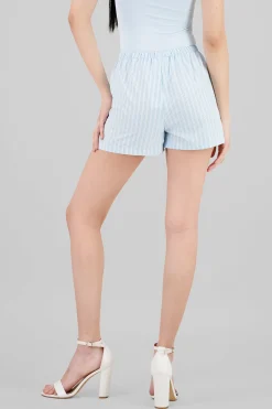 Shasa Striped Sparkly Shorts