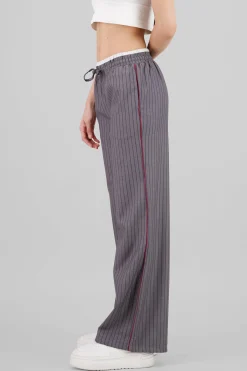 Shasa Striped Straight Pants