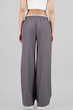 Shasa Striped Straight Pants