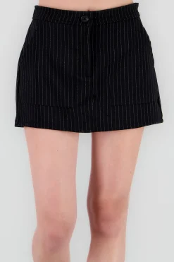 Shasa Striped Tailored Skort