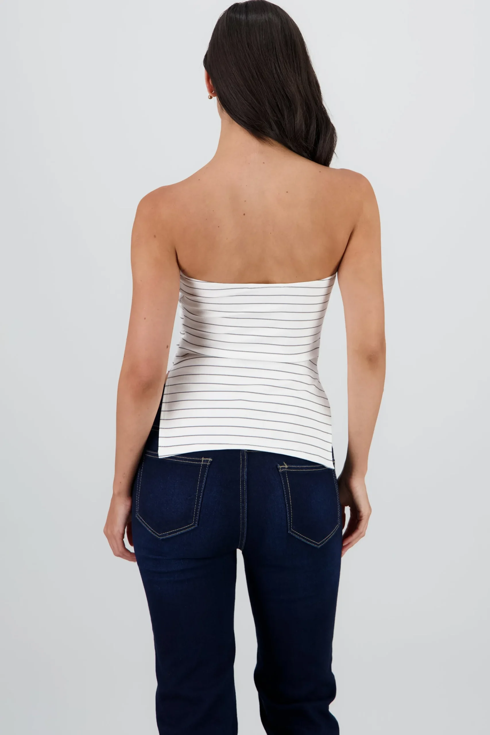Shasa Striped Tube Top