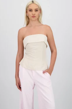 Shasa Striped Tube Top