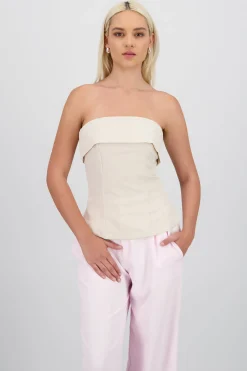 Shasa Striped Tube Top