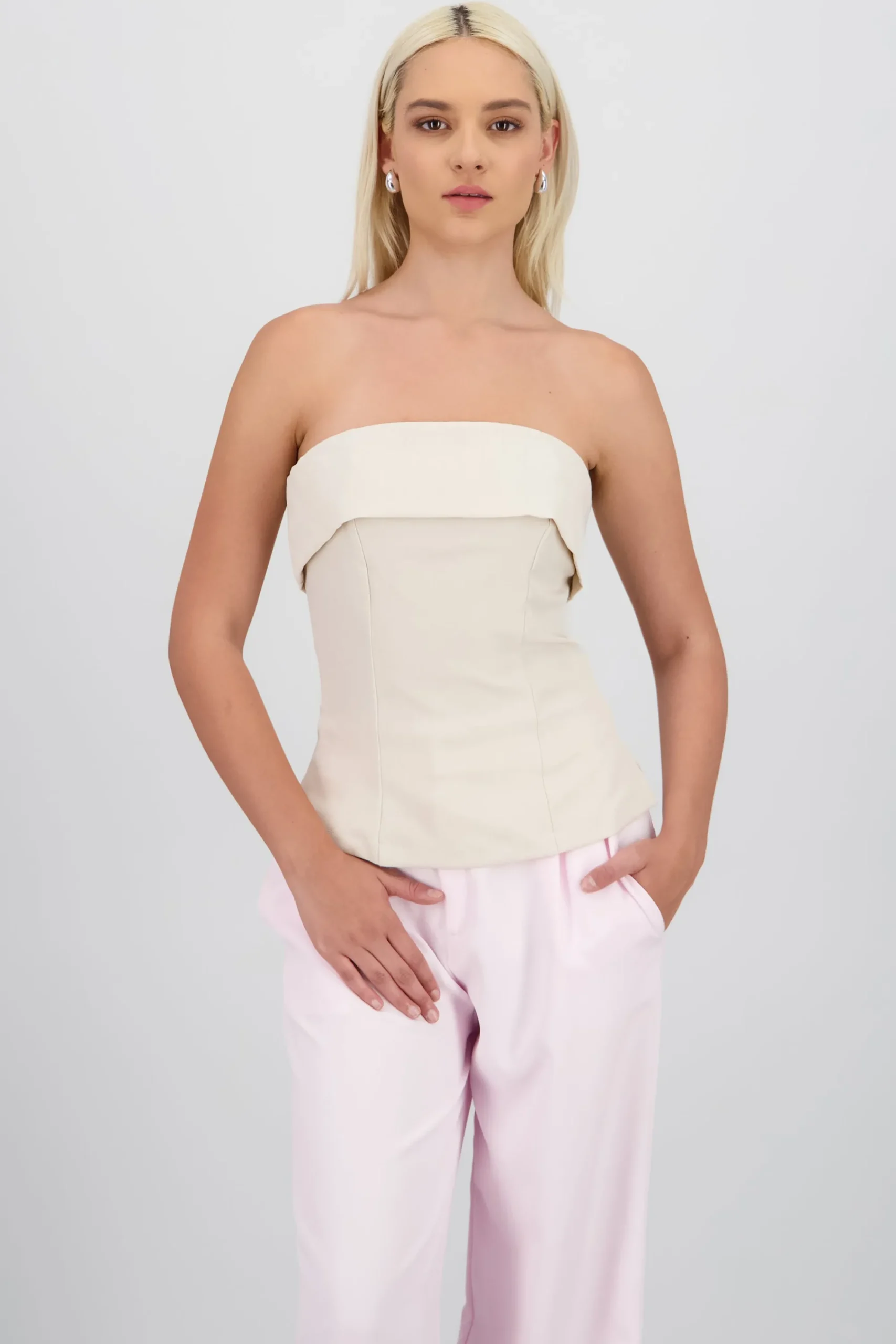 Shasa Striped Tube Top
