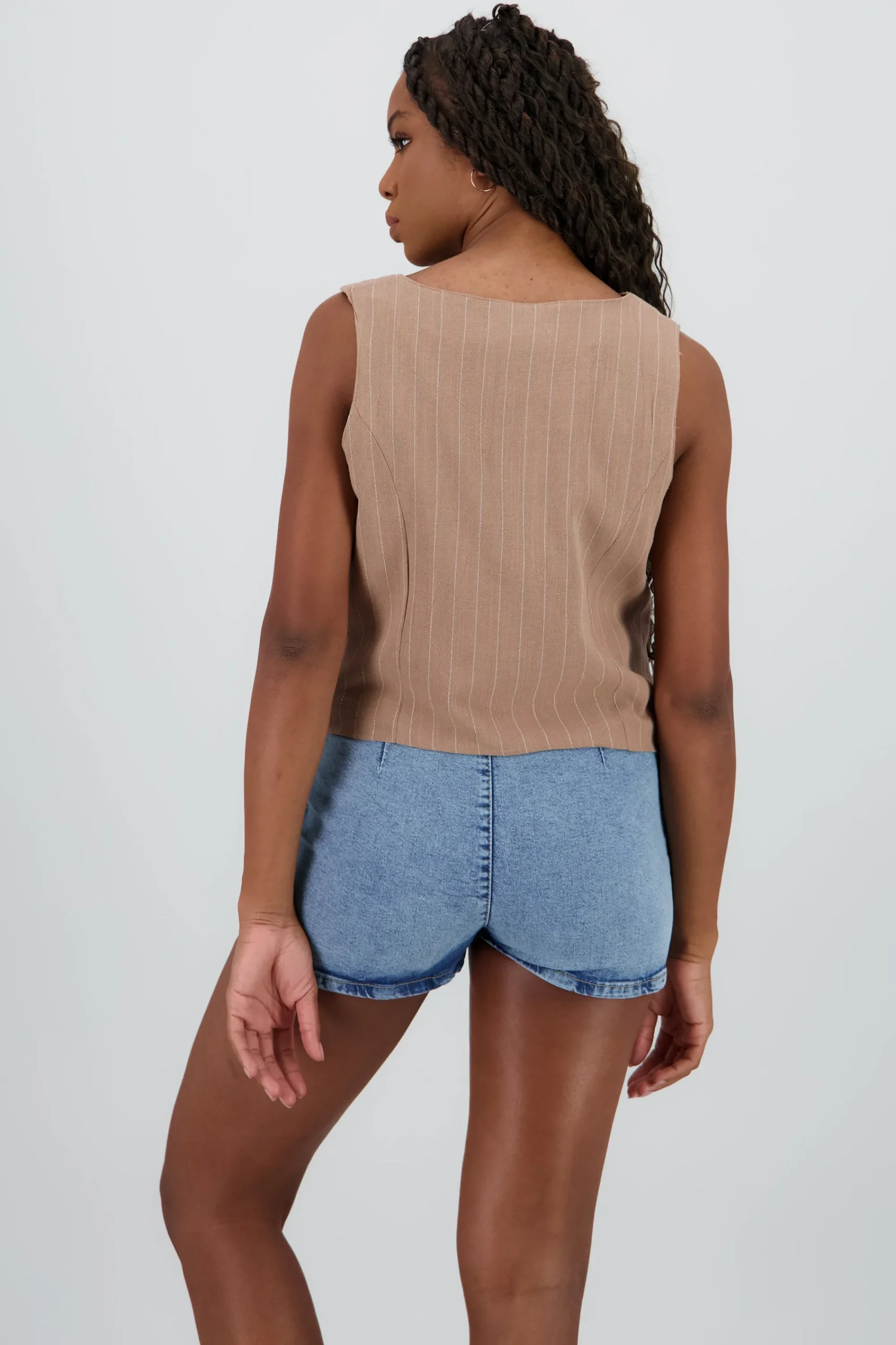 Shasa Striped Vest