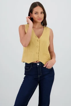 Shasa Striped Vest