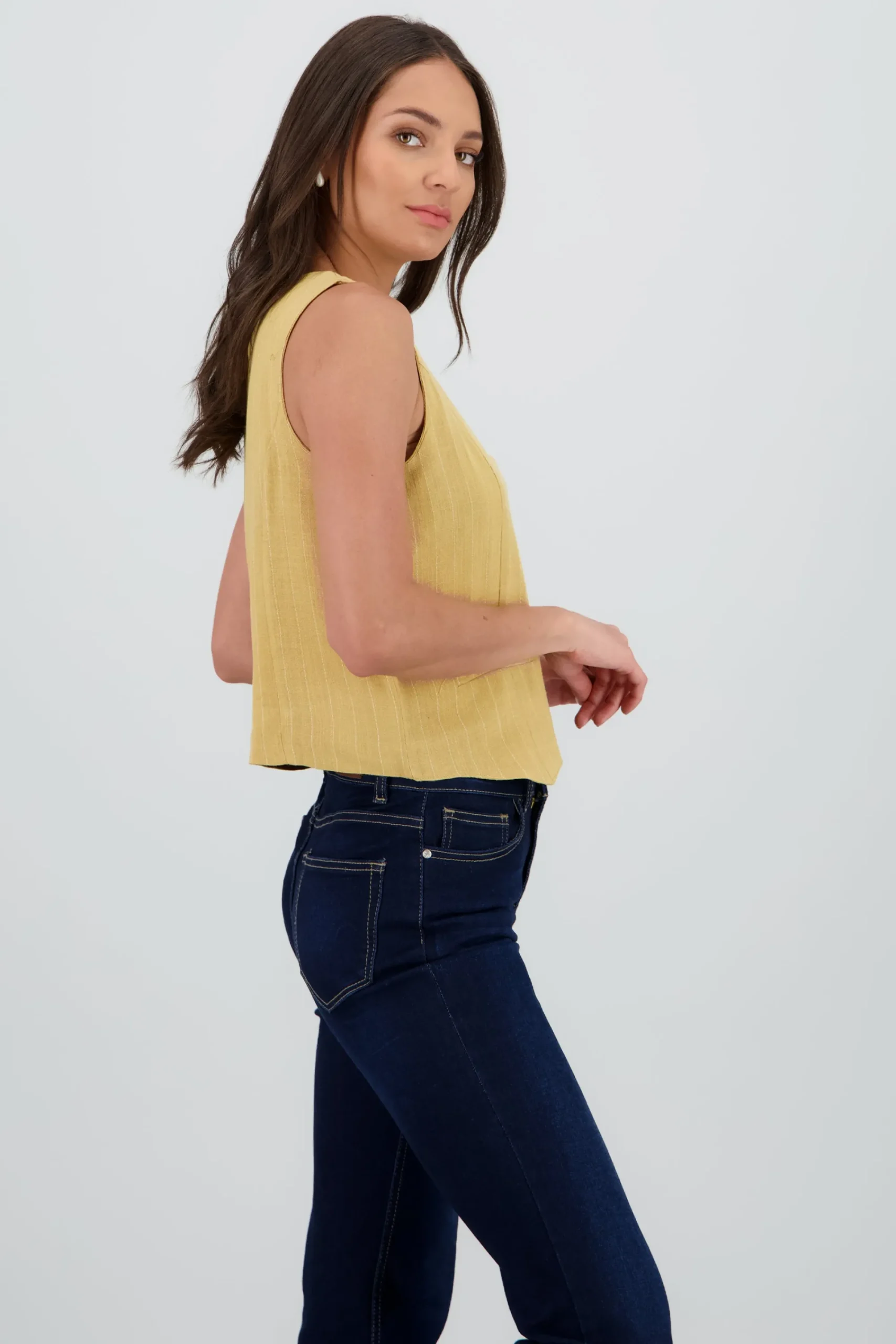 Shasa Striped Vest