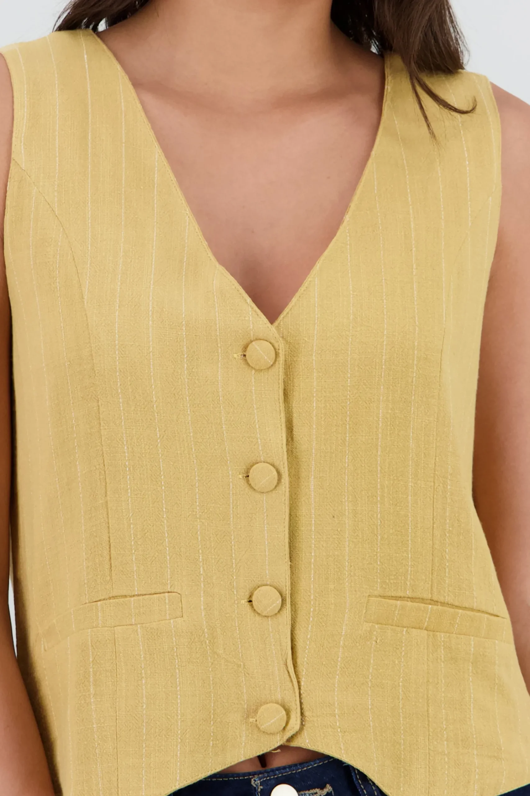 Shasa Striped Vest