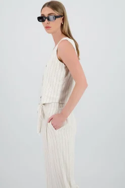 Shasa Striped Vest