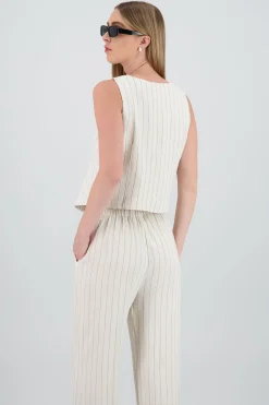 Shasa Striped Vest