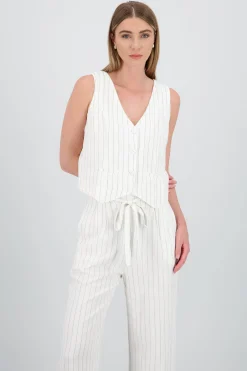Shasa Striped Vest