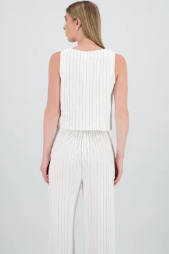 Shasa Striped Vest